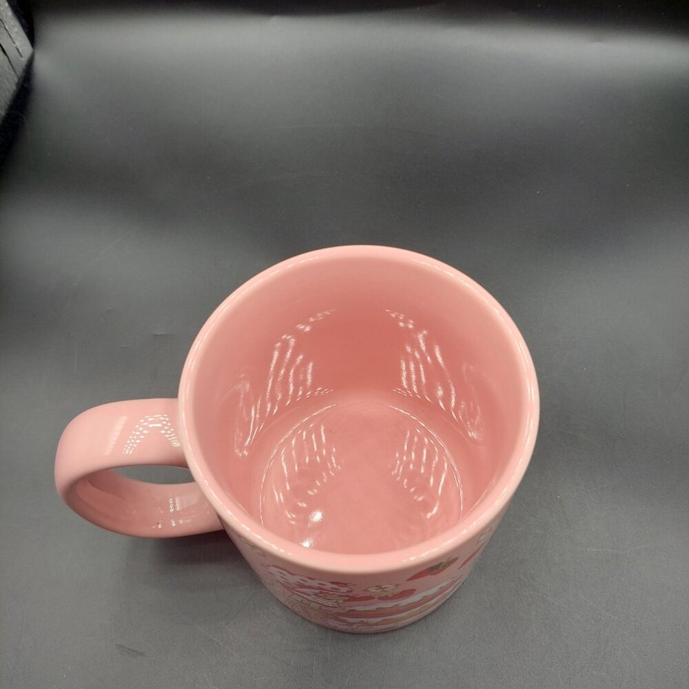 Strawberry Shortcake Kitty Custard Retro Pink Mug Cup Mad Engine 2024 EUC - Picture 3 of 4